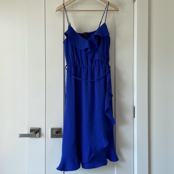 J. Crew | Midi blue dress - Picture 2 of 7